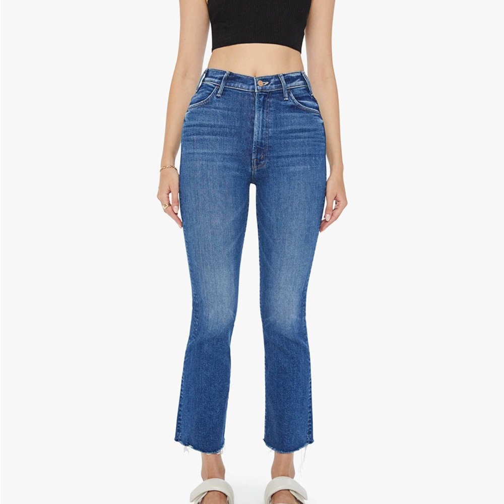 MOTHER The Hustler Ankle Fray Jeans